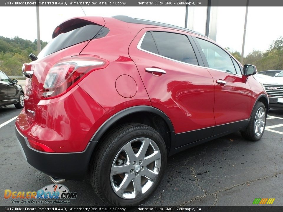 2017 Buick Encore Preferred II AWD Winterberry Red Metallic / Ebony Photo #8