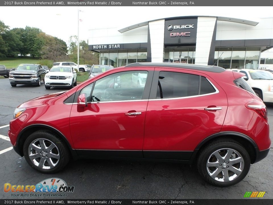 2017 Buick Encore Preferred II AWD Winterberry Red Metallic / Ebony Photo #12