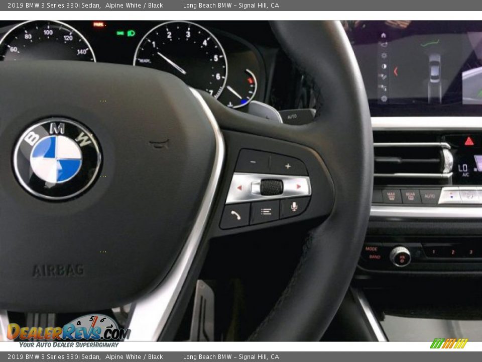 2019 BMW 3 Series 330i Sedan Alpine White / Black Photo #15