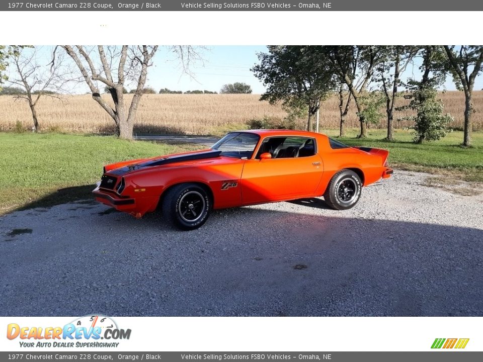 1977 Chevrolet Camaro Z28 Coupe Orange / Black Photo #6