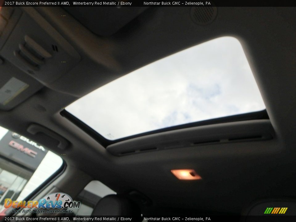 2017 Buick Encore Preferred II AWD Winterberry Red Metallic / Ebony Photo #16