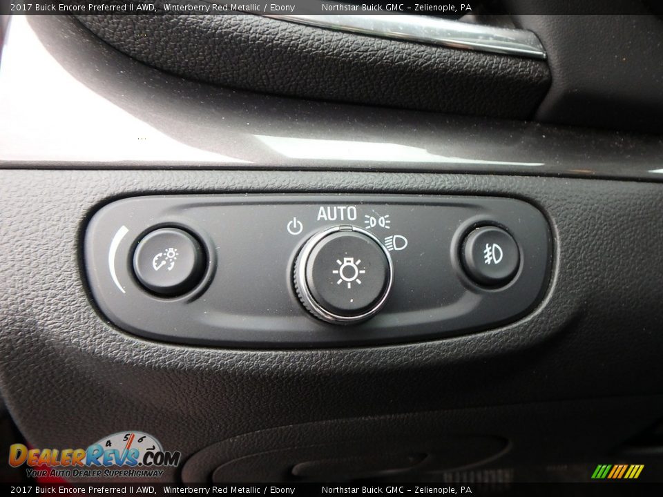 2017 Buick Encore Preferred II AWD Winterberry Red Metallic / Ebony Photo #17
