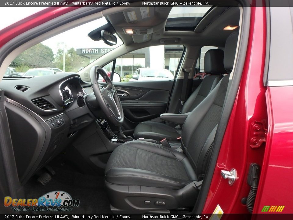 2017 Buick Encore Preferred II AWD Winterberry Red Metallic / Ebony Photo #18