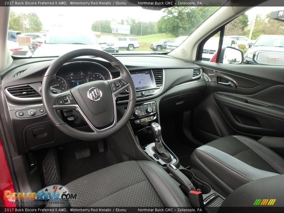 2017 Buick Encore Preferred II AWD Winterberry Red Metallic / Ebony Photo #20