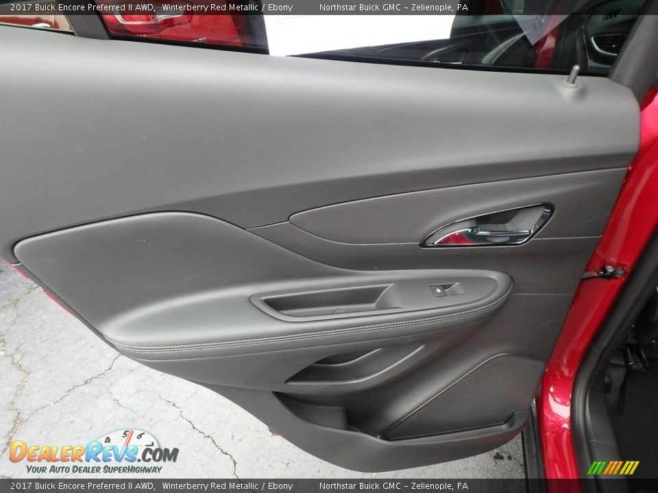 2017 Buick Encore Preferred II AWD Winterberry Red Metallic / Ebony Photo #21