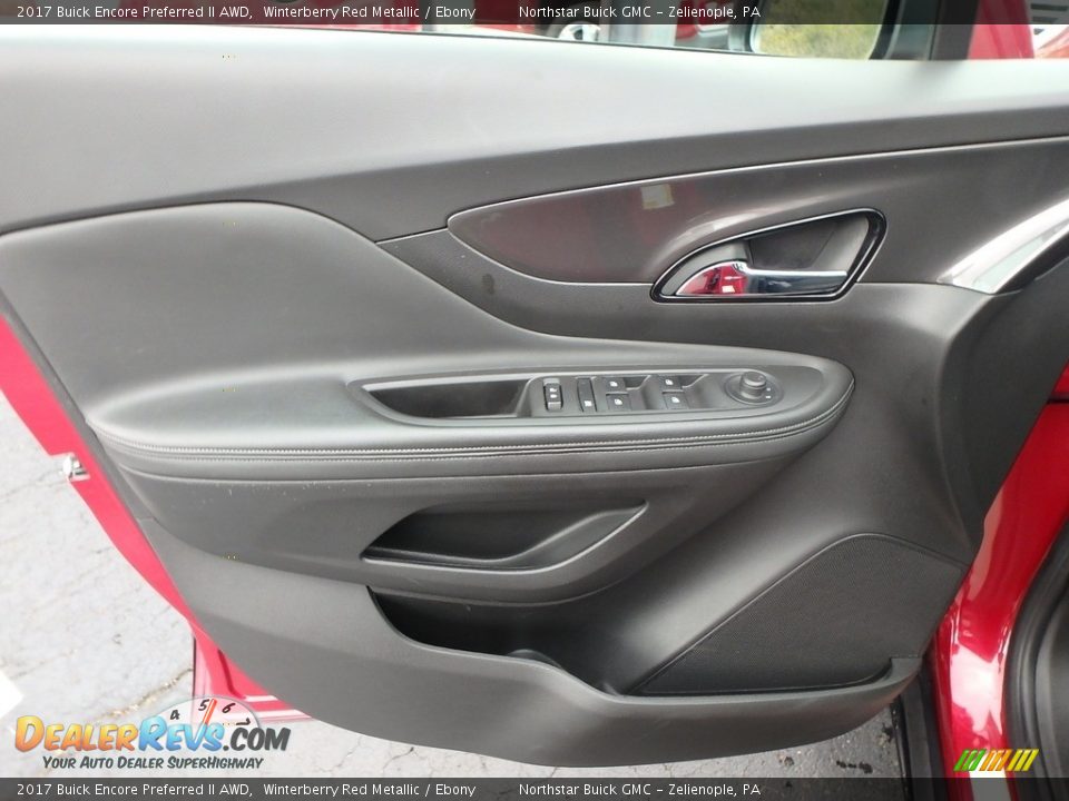 2017 Buick Encore Preferred II AWD Winterberry Red Metallic / Ebony Photo #22