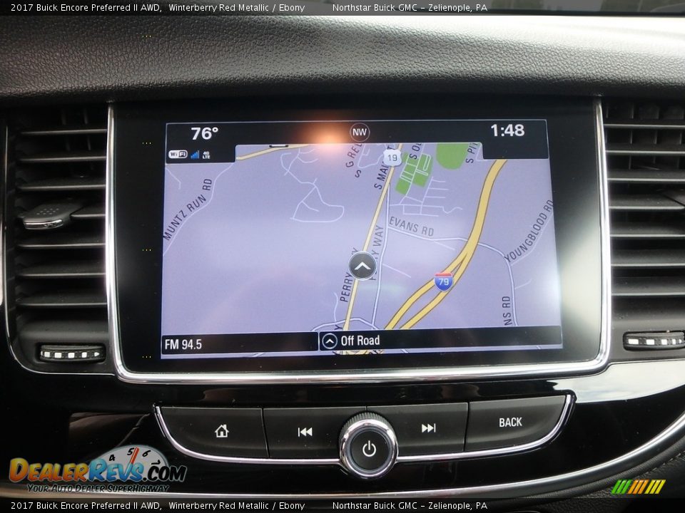 2017 Buick Encore Preferred II AWD Winterberry Red Metallic / Ebony Photo #25