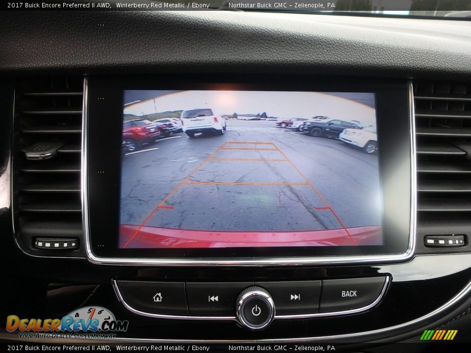 2017 Buick Encore Preferred II AWD Winterberry Red Metallic / Ebony Photo #26
