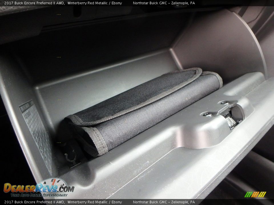 2017 Buick Encore Preferred II AWD Winterberry Red Metallic / Ebony Photo #28