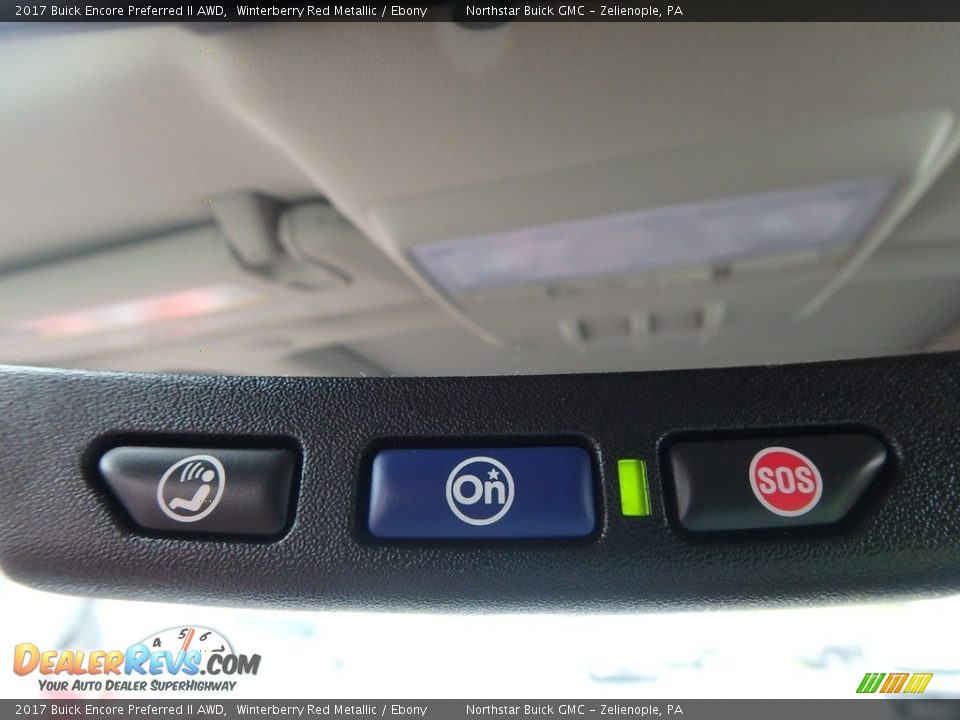 2017 Buick Encore Preferred II AWD Winterberry Red Metallic / Ebony Photo #29