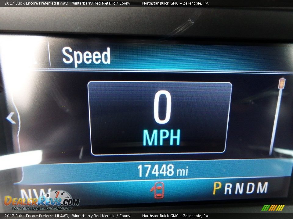 2017 Buick Encore Preferred II AWD Winterberry Red Metallic / Ebony Photo #30