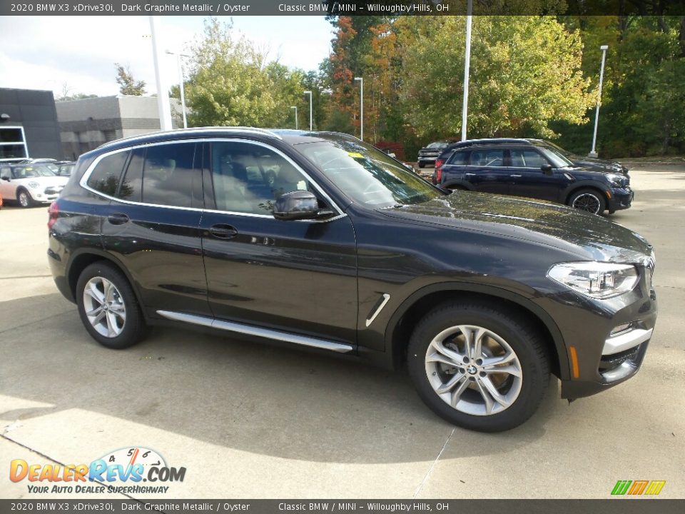 2020 BMW X3 xDrive30i Dark Graphite Metallic / Oyster Photo #1