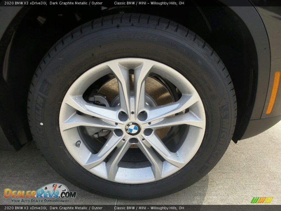 2020 BMW X3 xDrive30i Dark Graphite Metallic / Oyster Photo #2