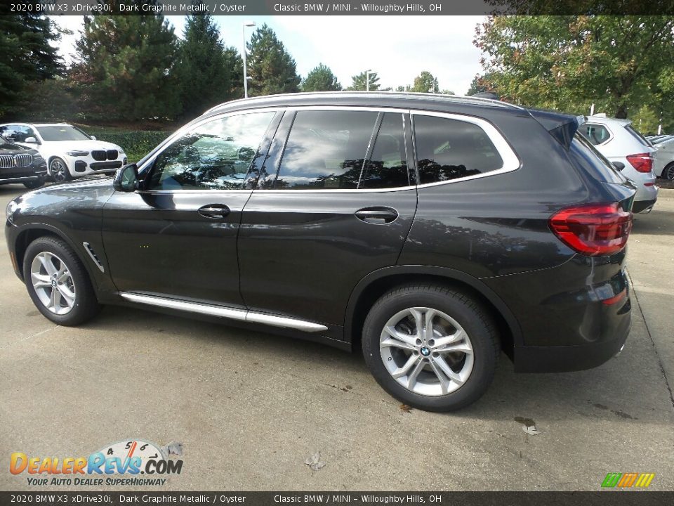 2020 BMW X3 xDrive30i Dark Graphite Metallic / Oyster Photo #5