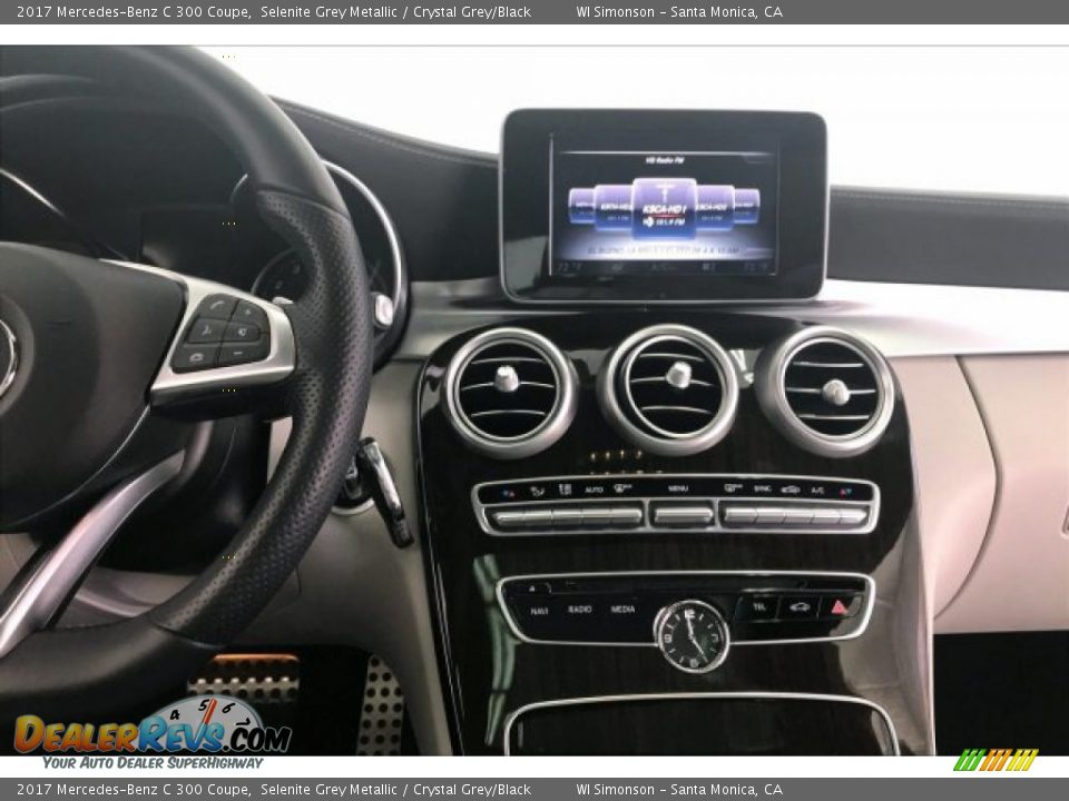 2017 Mercedes-Benz C 300 Coupe Selenite Grey Metallic / Crystal Grey/Black Photo #5