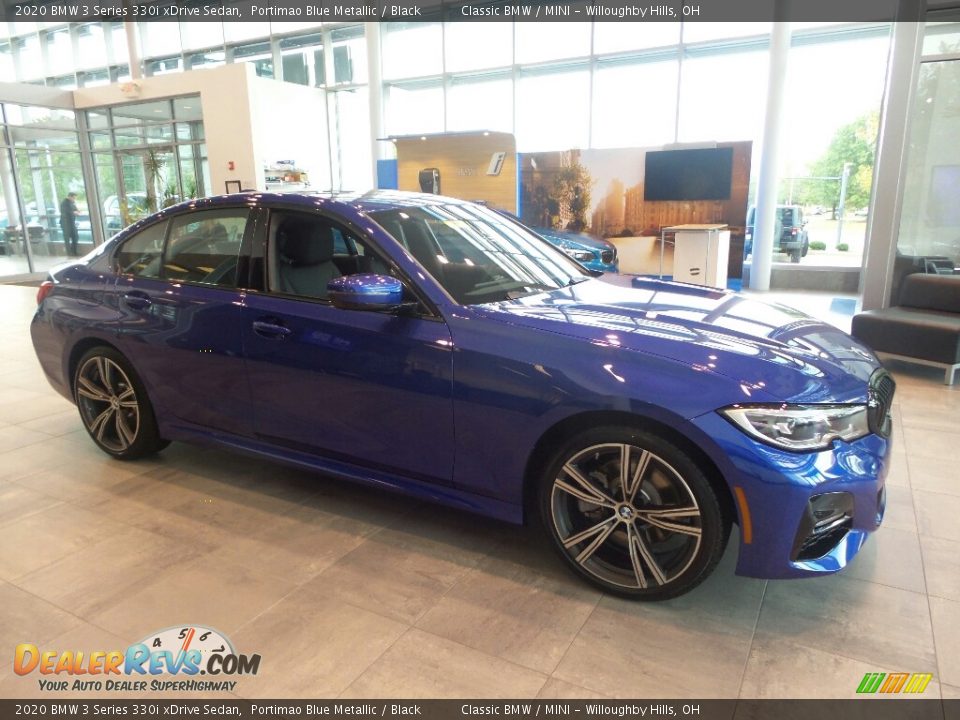 2020 BMW 3 Series 330i xDrive Sedan Portimao Blue Metallic / Black Photo #1