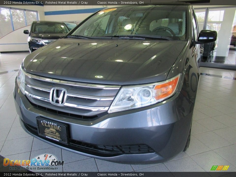 2012 Honda Odyssey EX-L Polished Metal Metallic / Gray Photo #1