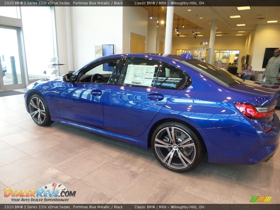 2020 BMW 3 Series 330i xDrive Sedan Portimao Blue Metallic / Black Photo #5