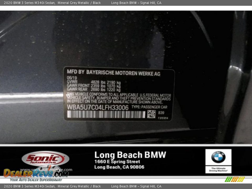 2020 BMW 3 Series M340i Sedan Mineral Grey Metallic / Black Photo #11