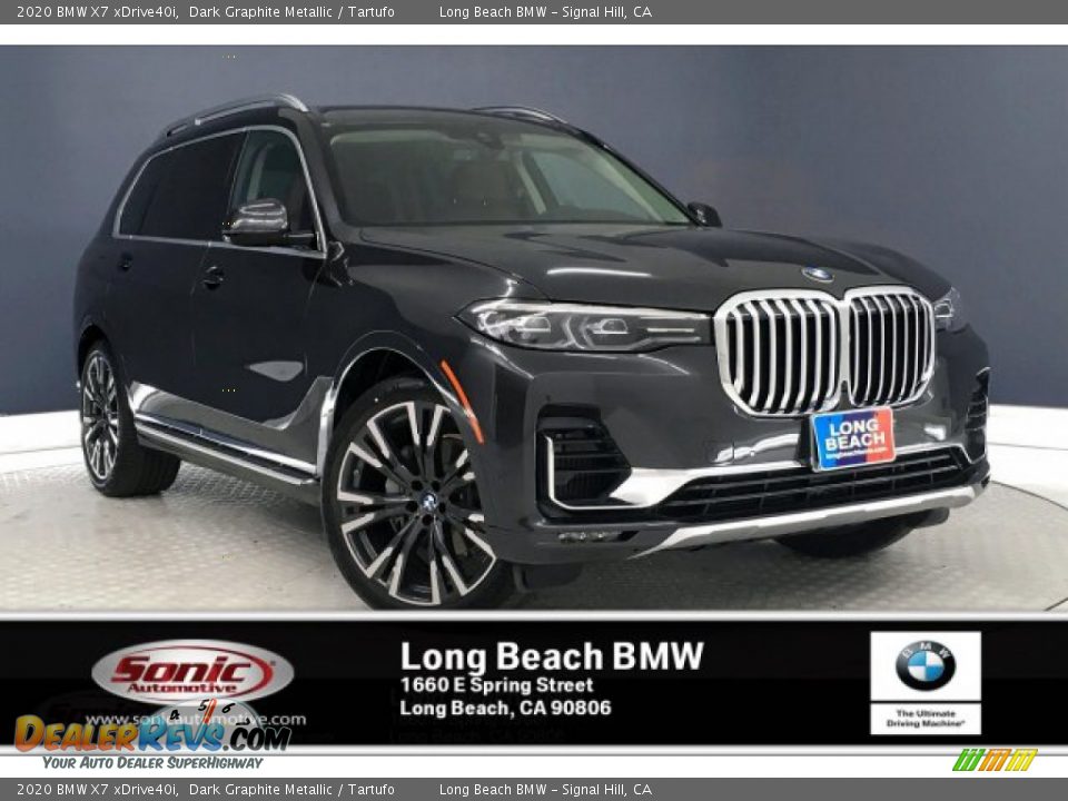 2020 BMW X7 xDrive40i Dark Graphite Metallic / Tartufo Photo #1