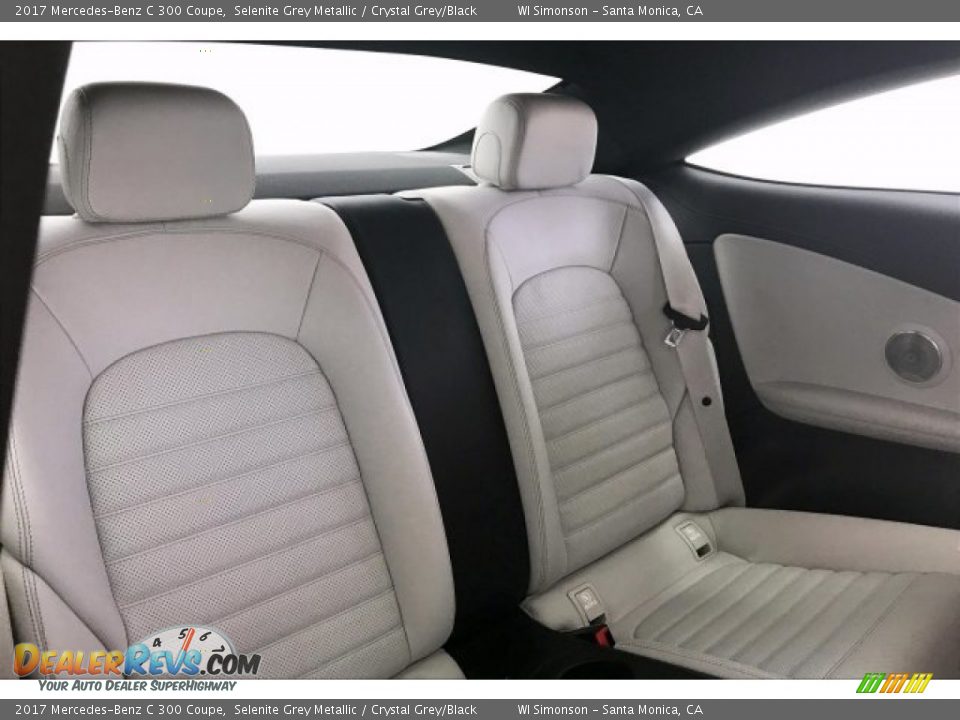 2017 Mercedes-Benz C 300 Coupe Selenite Grey Metallic / Crystal Grey/Black Photo #13