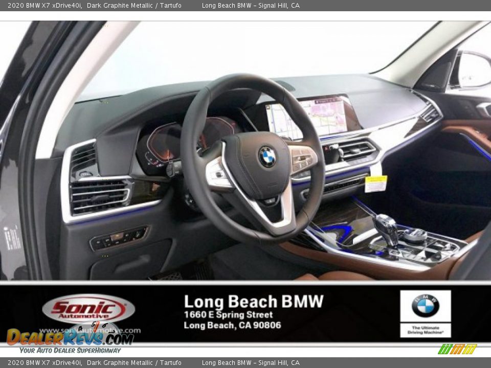 2020 BMW X7 xDrive40i Dark Graphite Metallic / Tartufo Photo #4