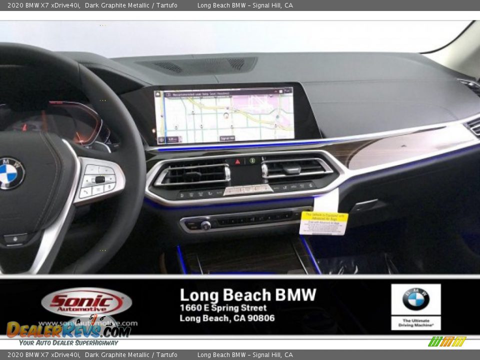 2020 BMW X7 xDrive40i Dark Graphite Metallic / Tartufo Photo #5