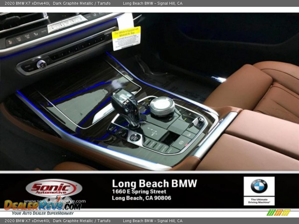 2020 BMW X7 xDrive40i Dark Graphite Metallic / Tartufo Photo #6