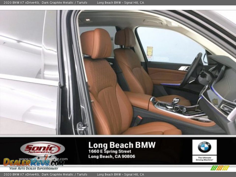 2020 BMW X7 xDrive40i Dark Graphite Metallic / Tartufo Photo #7