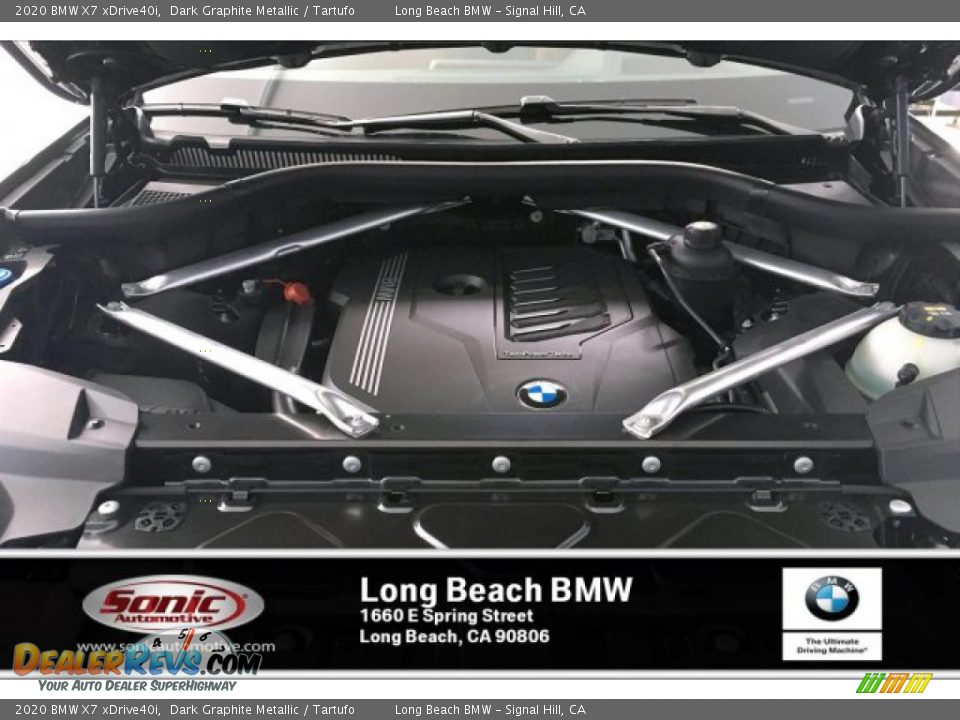 2020 BMW X7 xDrive40i Dark Graphite Metallic / Tartufo Photo #8