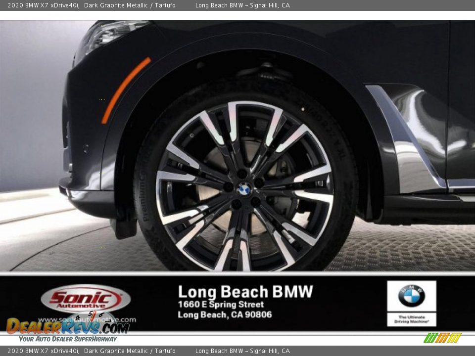 2020 BMW X7 xDrive40i Dark Graphite Metallic / Tartufo Photo #9