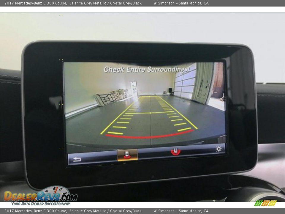 2017 Mercedes-Benz C 300 Coupe Selenite Grey Metallic / Crystal Grey/Black Photo #21