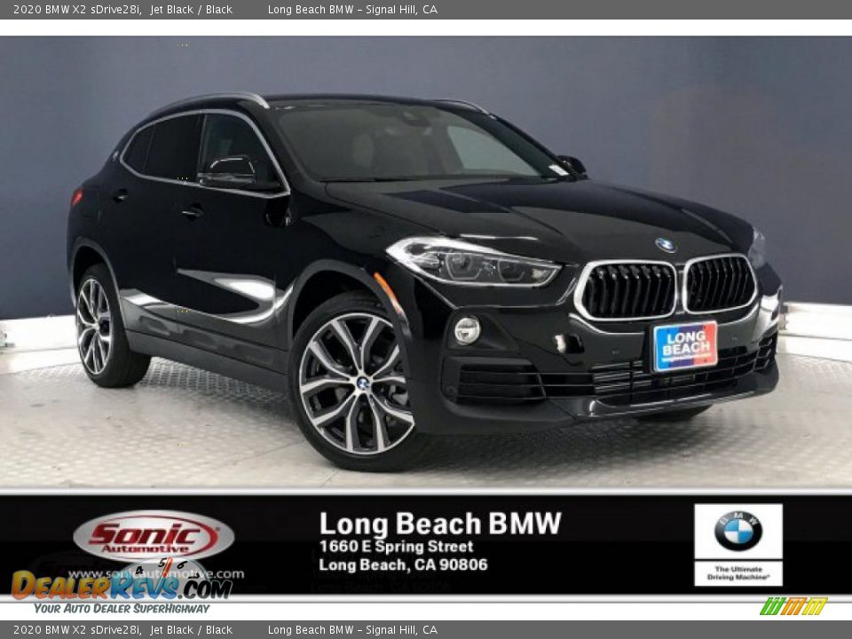 2020 BMW X2 sDrive28i Jet Black / Black Photo #1