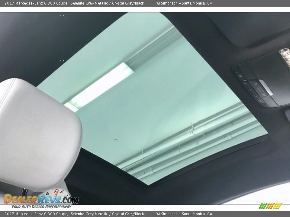 2017 Mercedes-Benz C 300 Coupe Selenite Grey Metallic / Crystal Grey/Black Photo #29