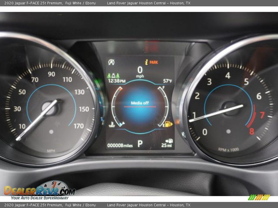 2020 Jaguar F-PACE 25t Premium Fuji White / Ebony Photo #16
