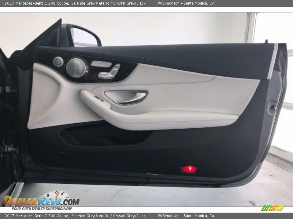 2017 Mercedes-Benz C 300 Coupe Selenite Grey Metallic / Crystal Grey/Black Photo #30