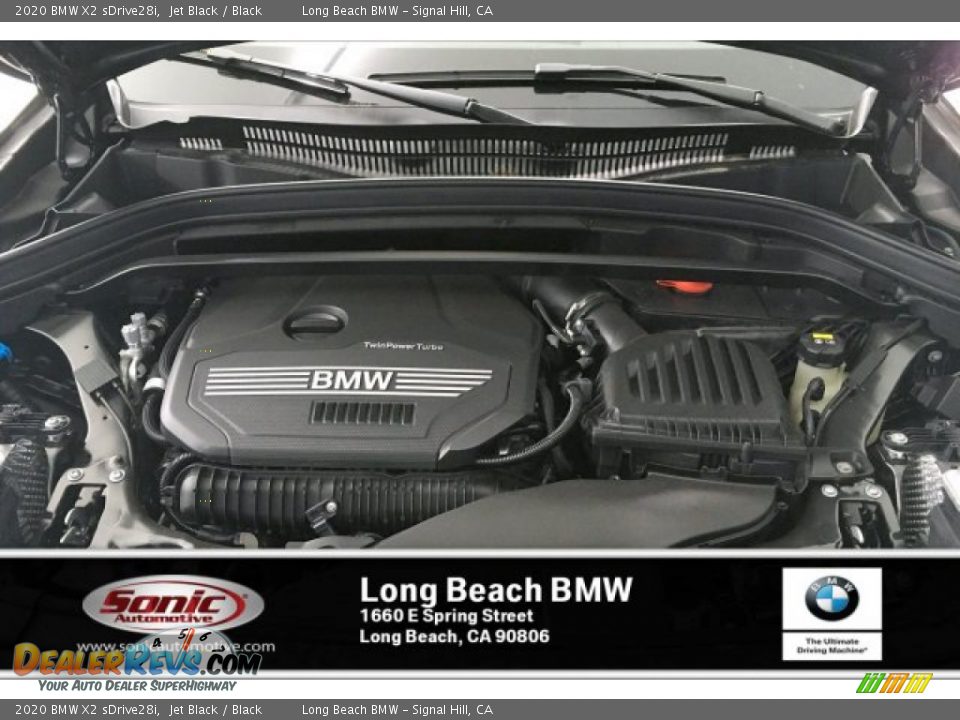 2020 BMW X2 sDrive28i Jet Black / Black Photo #8
