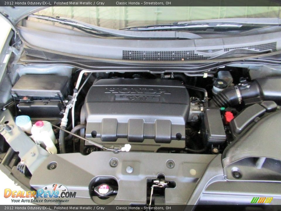 2012 Honda Odyssey EX-L Polished Metal Metallic / Gray Photo #36