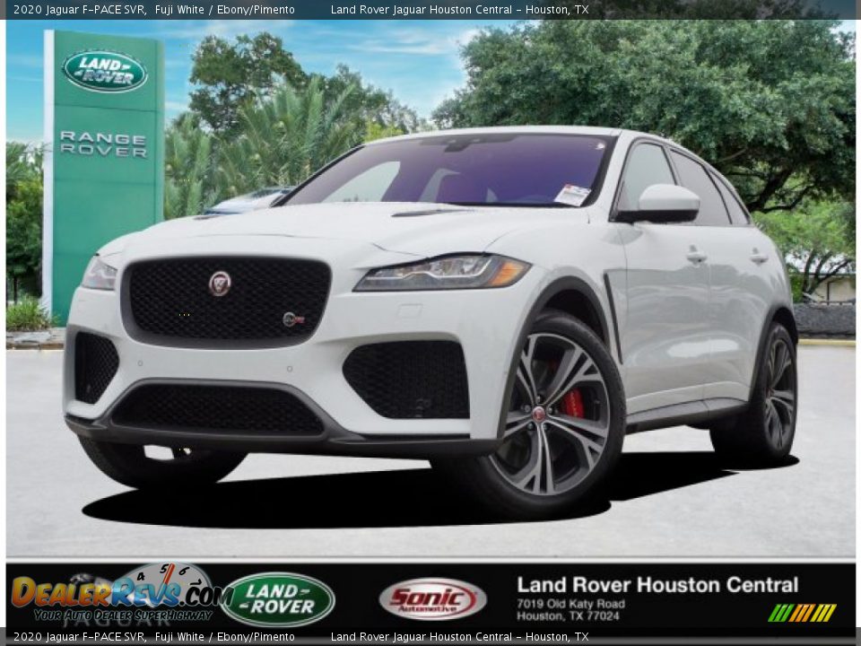2020 Jaguar F-PACE SVR Fuji White / Ebony/Pimento Photo #1