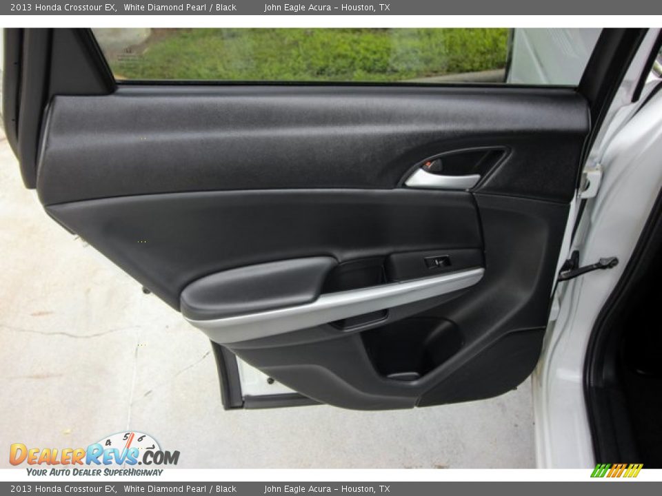 2013 Honda Crosstour EX White Diamond Pearl / Black Photo #20