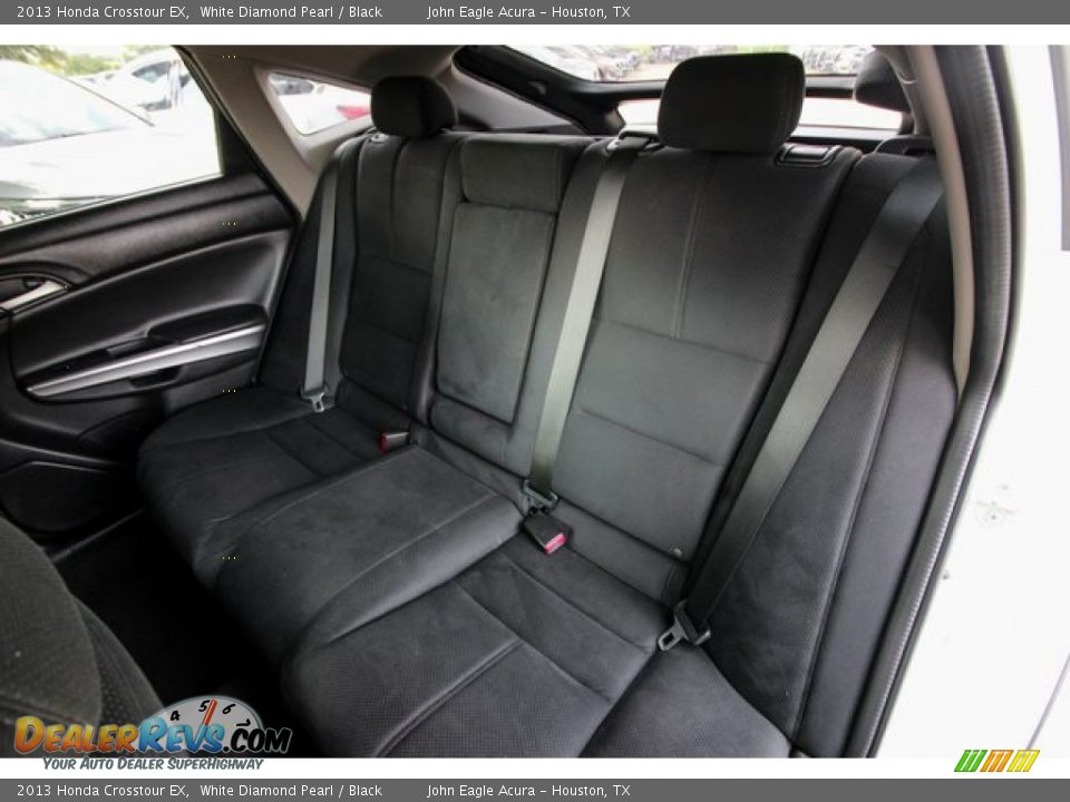 2013 Honda Crosstour EX White Diamond Pearl / Black Photo #21