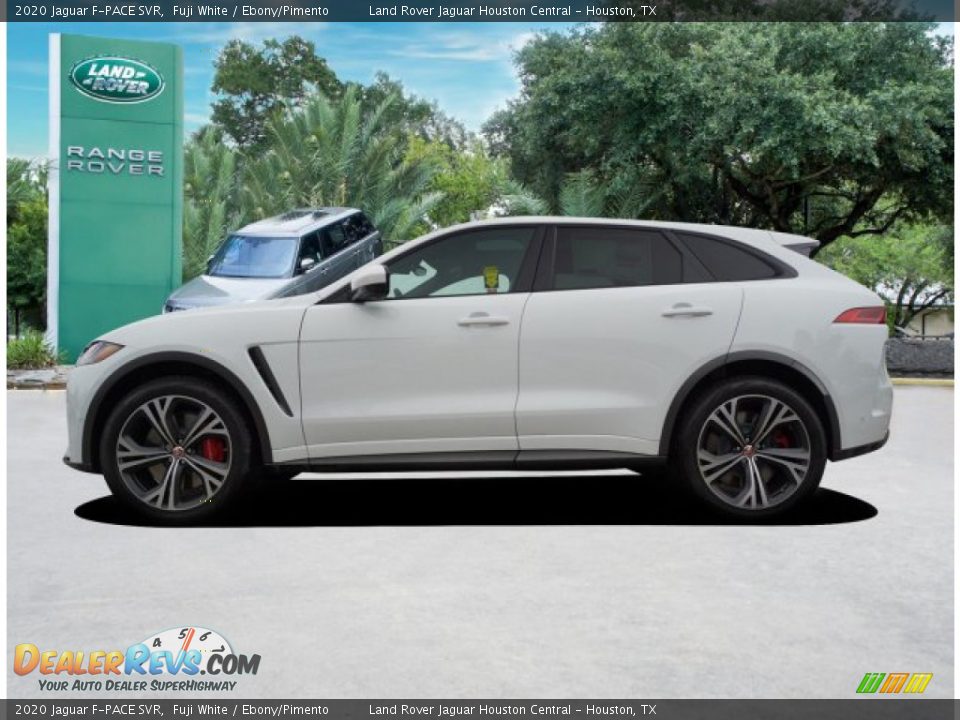 2020 Jaguar F-PACE SVR Fuji White / Ebony/Pimento Photo #3
