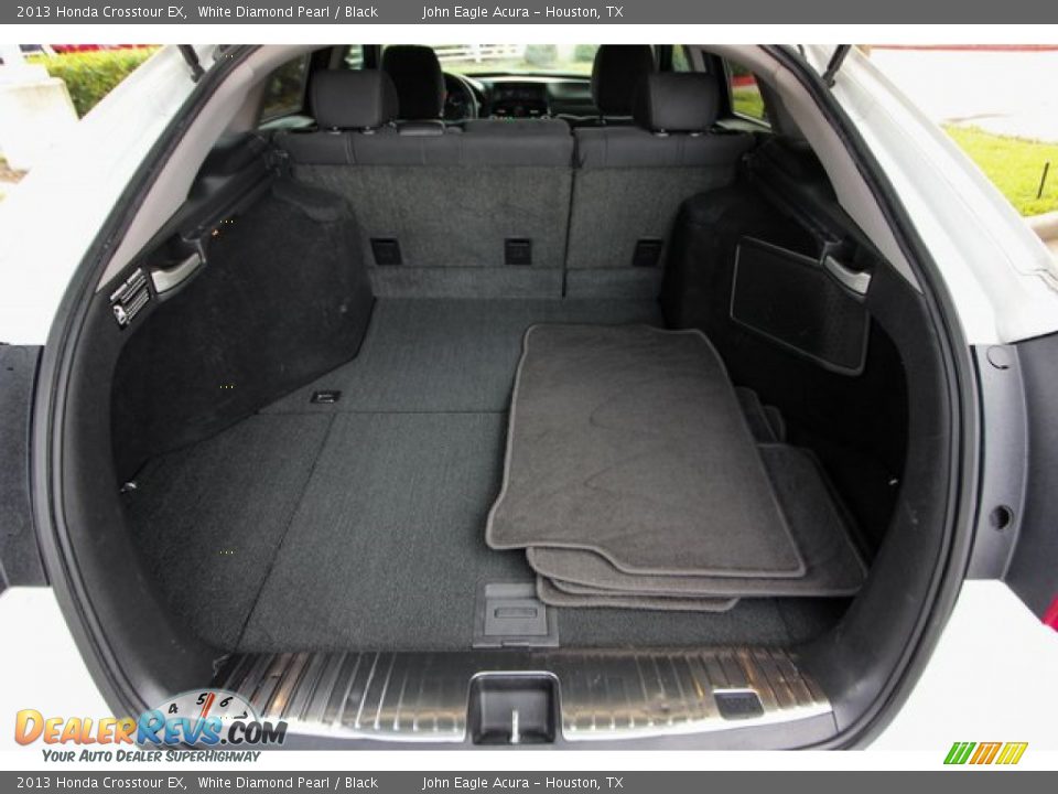 2013 Honda Crosstour EX White Diamond Pearl / Black Photo #22