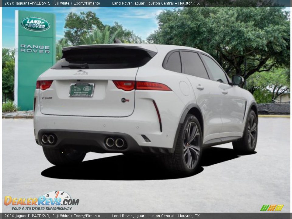 2020 Jaguar F-PACE SVR Fuji White / Ebony/Pimento Photo #4