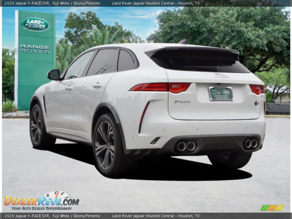 2020 Jaguar F-PACE SVR Fuji White / Ebony/Pimento Photo #5