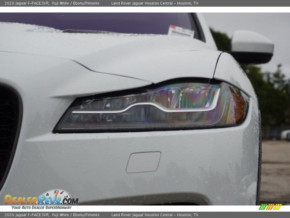 2020 Jaguar F-PACE SVR Fuji White / Ebony/Pimento Photo #7