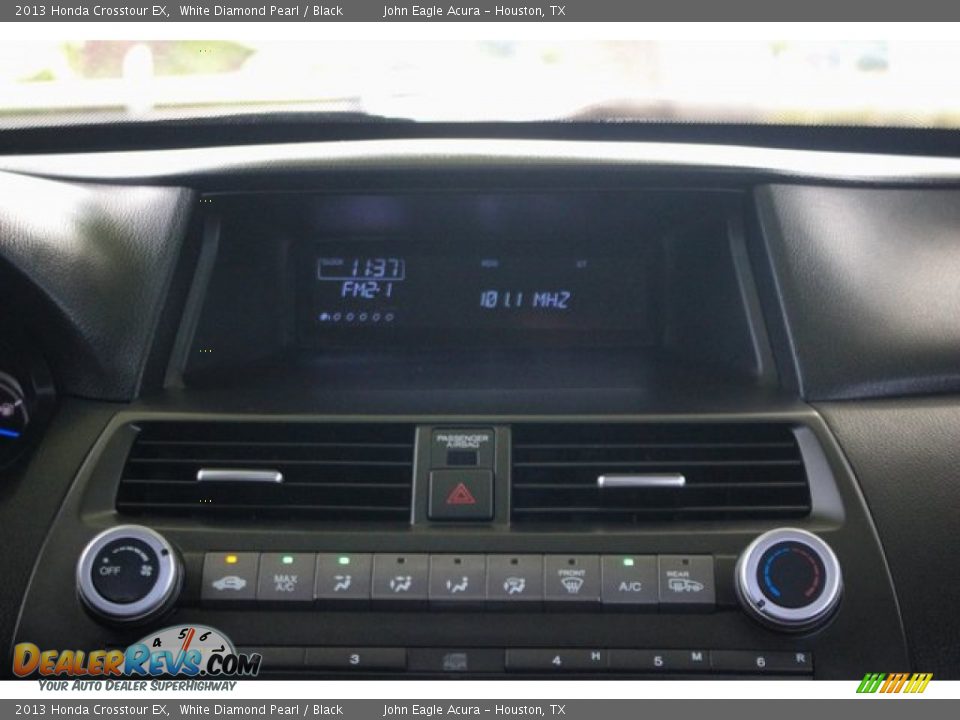 2013 Honda Crosstour EX White Diamond Pearl / Black Photo #29