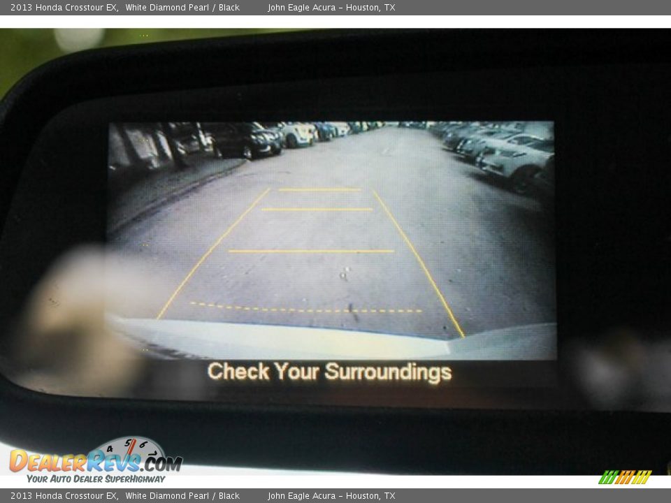 2013 Honda Crosstour EX White Diamond Pearl / Black Photo #33