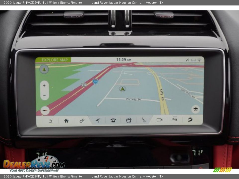 Navigation of 2020 Jaguar F-PACE SVR Photo #15