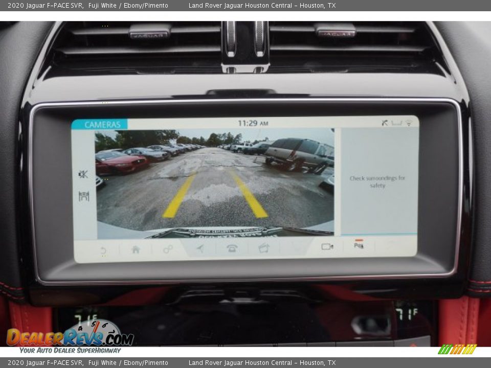 2020 Jaguar F-PACE SVR Fuji White / Ebony/Pimento Photo #16
